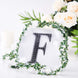 6inch Black Decorative Rhinestone Alphabet Letter Stickers DIY Crafts - F