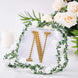 6 inch Gold Decorative Rhinestone Alphabet Letter Stickers DIY Crafts - N