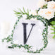 6inch Black Decorative Rhinestone Alphabet Letter Stickers DIY Crafts - V