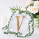 6inch Gold Decorative Rhinestone Alphabet Letter Stickers DIY Crafts - V