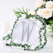 6 inch Silver Decorative Rhinestone Alphabet Letter Stickers DIY Crafts - W