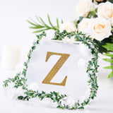 4inch Gold Decorative Rhinestone Alphabet Letter Stickers DIY Crafts - Z