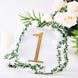 6inch Gold Decorative Rhinestone Number Stickers DIY Crafts - 1