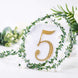 6inch Gold Decorative Rhinestone Number Stickers DIY Crafts - 5