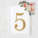 8inch Gold Decorative Rhinestone Number Stickers DIY Crafts - 5