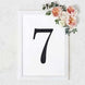 8 inch Black Decorative Rhinestone Number Stickers DIY Crafts - 7