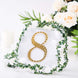 6 inch Gold Decorative Rhinestone Number Stickers DIY Crafts - 8