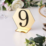 4inch Black Decorative Rhinestone Number Stickers DIY Crafts - 9