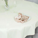 70" Ivory Premium Polyester Round Tablecloth - 220GSM