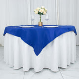 54"x54" Royal Blue Premium Polyester Square Table Overlay - 220GSM