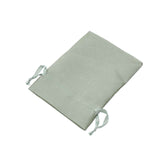 12 Pack | 5x7inch Sage Green Satin Drawstring Wedding Party Favor Gift Bags