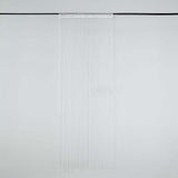 3ftx8ft White/Silver Silk Tassel String Curtains, Decorative Room Divider Panels