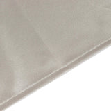 70" Shimmer Silver Premium Scuba Square Table Overlay, Wrinkle Free Polyester Table Topper