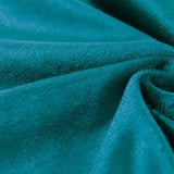 12inch x 108inch Peacock Teal Premium Velvet Sheen Finish Table Runner#whtbkgd