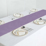 12"x108" Violet Amethyst Polyester Table Runner