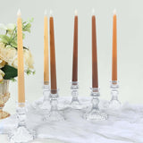 8 Pack Mixed Natural Flameless LED Taper Candles, 11inch Flickering Battery Operated Candles