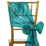 5 PCS | 7"x106" Turquoise Pintuck Chair Sash