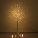 6ft Warm White Lighted Birch Tree 350 LED Fairy Lights with Remote Timer