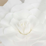 2 Pack | 24inch Large White Real Touch Artificial Foam DIY Craft Roses