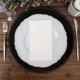 50 Pack | 2 Ply Soft White Wedding Reception Dinner Paper Napkins