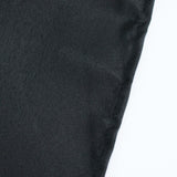 90"x90" Black Premium Polyester Square Tablecloth - 220GSM