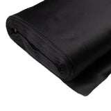 54inchx10 Yards Black Lamour Satin Fabric Bolt, Heavy Matte Satin Fabric By The Yard