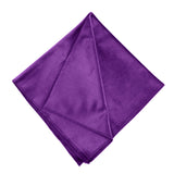 5 Pack | Purple Premium Sheen Finish Velvet Cloth Dinner Napkins | 20inch x 20inch