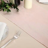 12" x 108" | Rose Gold | Blush | Premium Velvet Table Runner