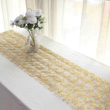 12x108inch Metallic Gold Non-Woven Fiberweb Polyester Table Runner – 50 GSM