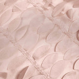 54" Dusty Rose 3D Leaf Petal Taffeta Fabric Square Tablecloth#whtbkgd