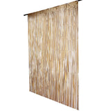 8ft Matte Gold Metallic Tinsel Foil Fringe Doorway Curtain Party Backdrop