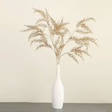 2 Stems | 32inch Metallic Gold Artificial Fern Leaf Branch Vase Filler