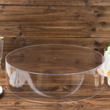 18inch Round Acrylic Transparent Fillable Display Box Cake Stand