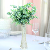 3 Bushes | 14inch Artificial Eucalyptus Branches, Greenery Bouquet Plants