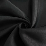 60"x126" Black Polyester Rectangular Tablecloth#whtbkgd