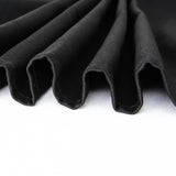 90" Black Square 100% Cotton Linen Tablecloth Washable