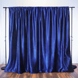 8ftx8ft Royal Blue Premium Smooth Velvet Event Curtain Drapes, Privacy Backdrop Event Panel with Rod Pocket