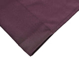 2 Pack Eggplant Polyester Event Curtain Drapes, 10ftx8ft Backdrop Event Panels With Rod Pockets