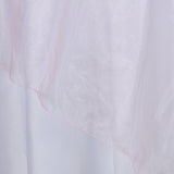 72" Overlay Organza - Pink