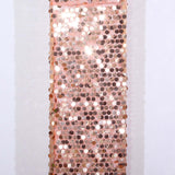 8ft Rose Gold Double Sided Big Payette Sequin Open Arch Wedding Arch Cover