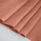 90x156inch Terracotta (Rust) Seamless Satin Rectangular Tablecloth