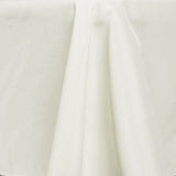 72"x120" Fire Retardant Ivory Tablecloth Premium Polyester Rectangular Table Cover#whtbkgd