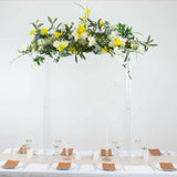 40inch Tall Clear Acrylic Rectangular Flower Frame Table Display Stand