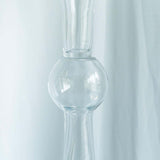 2 Pack | 2 Ft Tall Clear Reversible Latour Trumpet Glass Vases Table Centerpiece