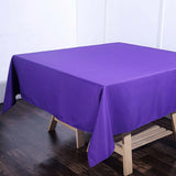 Purple Polyester Square Tablecloth 70"x70"