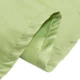 120 Sage Green Seamless Lamour Satin Round Tablecloth for 5 Foot Table With Floor-Length