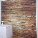 8ftx8ft Vintage Brown Wood Panel Vinyl Retro Photo Shoot Backdrop, Photography Background
