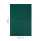 20 Pack | Hunter Emerald Green Soft Linen-Feel Airlaid Paper Dinner Napkins