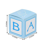 25 Pack | 2inch Blue Baby Shower Party Favor Candy Gift Boxes