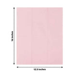 50 Pack 2 Ply Soft Pink Wedding Reception Dinner Paper Napkins, Cocktail Beverage